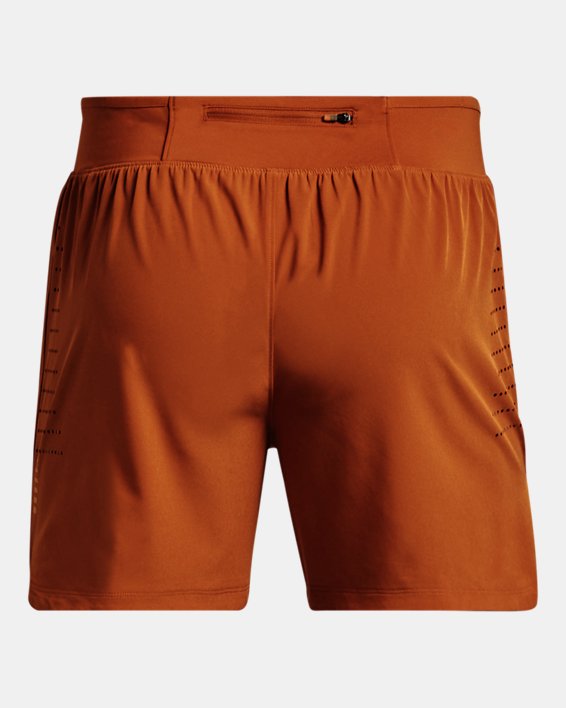 Men's UA Speedpocket 5" Shorts, Orange, pdpMainDesktop image number 8